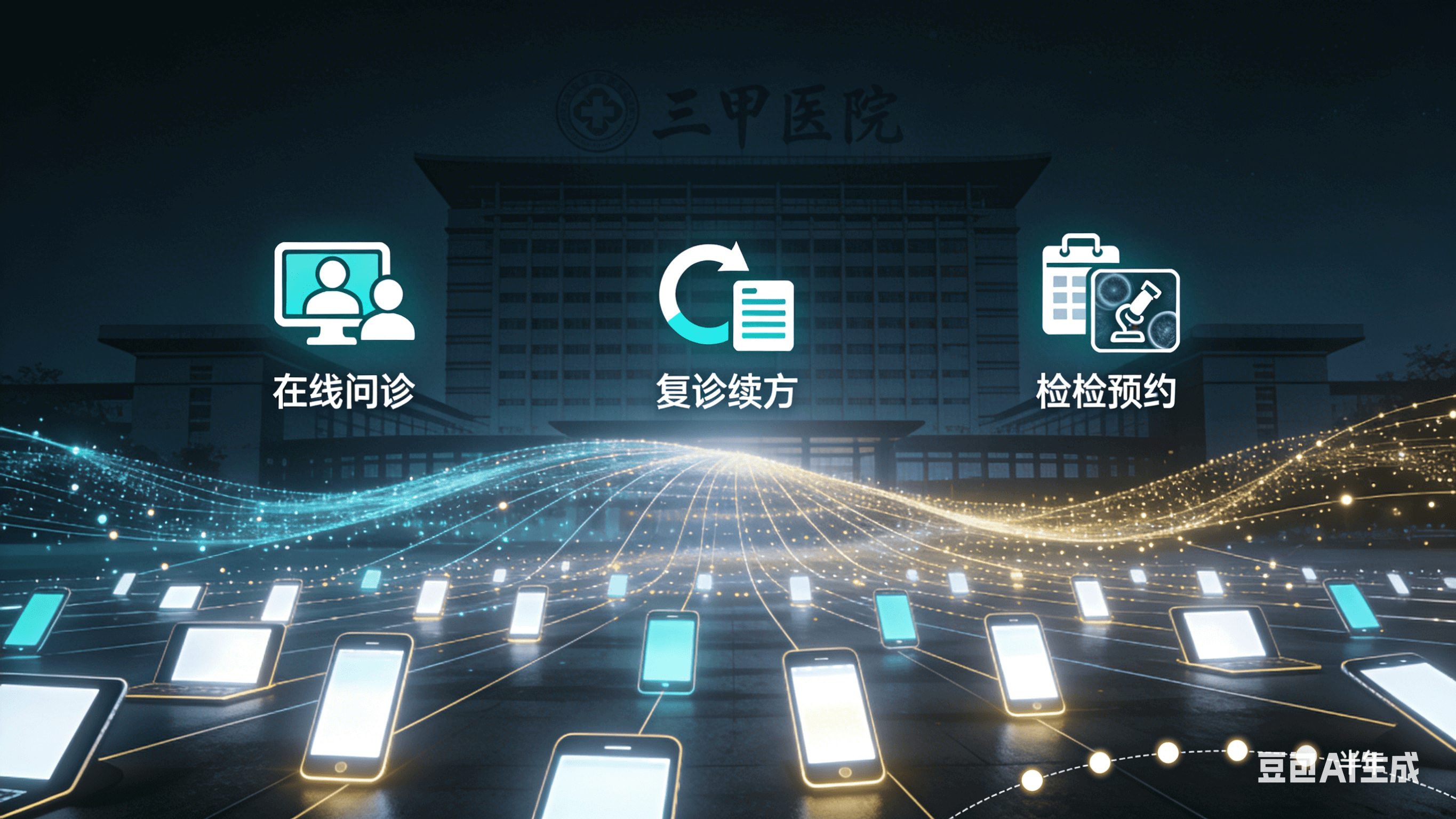 某省级三甲医院互联网医院建设成功案例 - 服务患者超10万人次