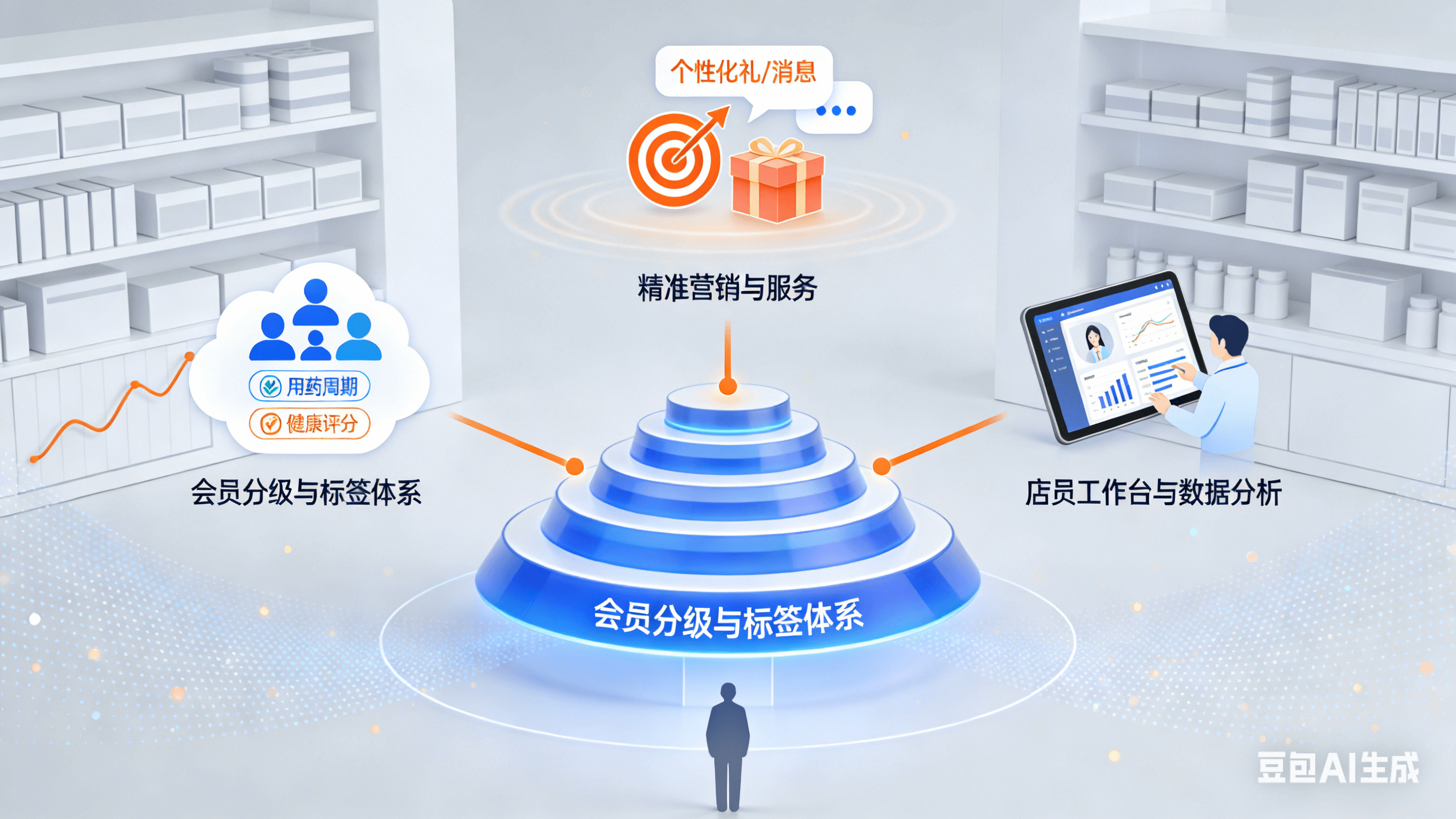 慢病会员管理 - 会员分级、精准营销、数据分析
